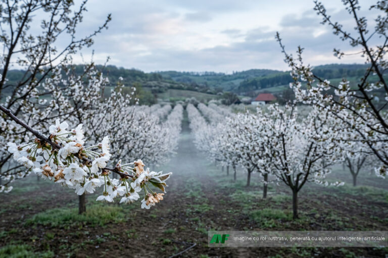 Noutăți 1 Livada ciresi infloriti